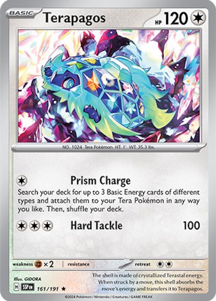 SV08: Surging Sparks (SSP) - Terapagos (#161/191, Rare) ()