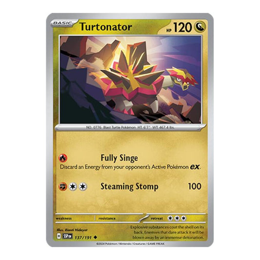 SV08: Surging Sparks (SSP) - Turtonator (#137/191) (Near Mint)