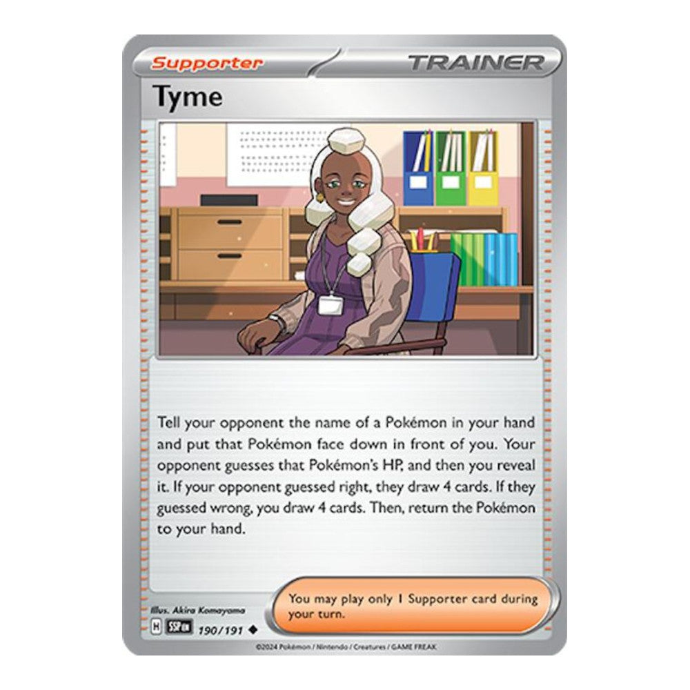 SV08: Surging Sparks (SSP) - Tyme (#190/191)