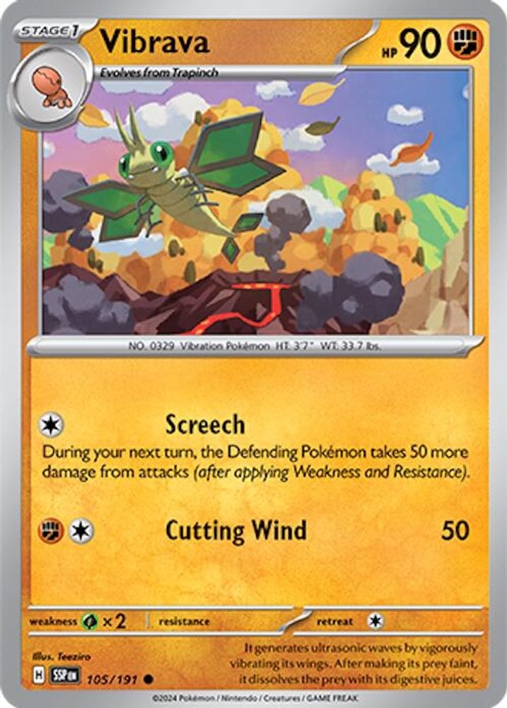 SV08: Surging Sparks (SSP) - Vibrava - 105/191 (#105/191, Common) ()