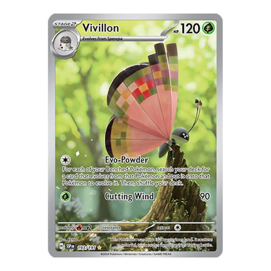 SV08: Surging Sparks (SSP) - Vivillon 193 191 (#193/191) (Near Mint)