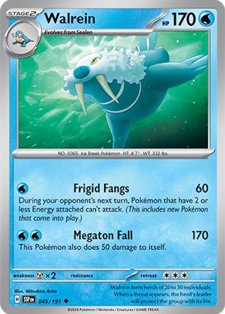 SV08: Surging Sparks (SSP) - Walrein (#045/191, Uncommon) ()