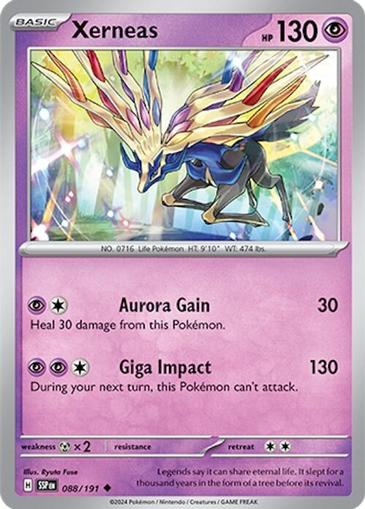 SV08: Surging Sparks (SSP) - Xerneas (#088/191, Uncommon) ()