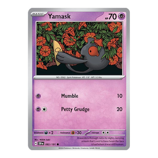 SV08: Surging Sparks (SSP) - Yamask (#082/191)