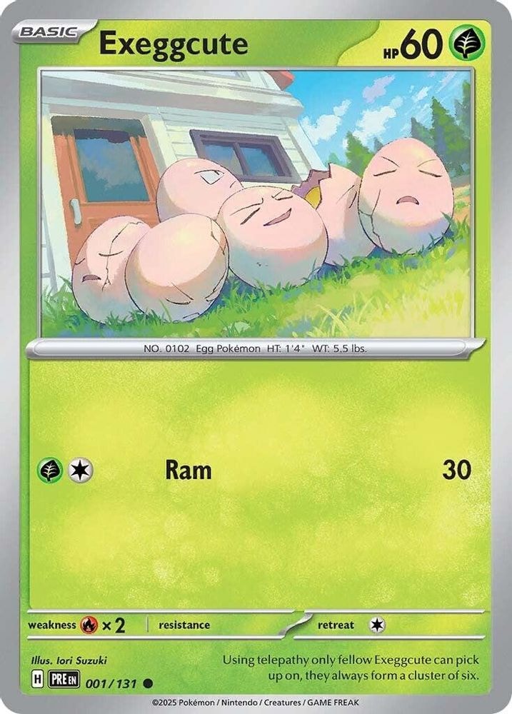 SV: Prismatic Evolutions (PRE) - Exeggcute (#001/131, Common) ()