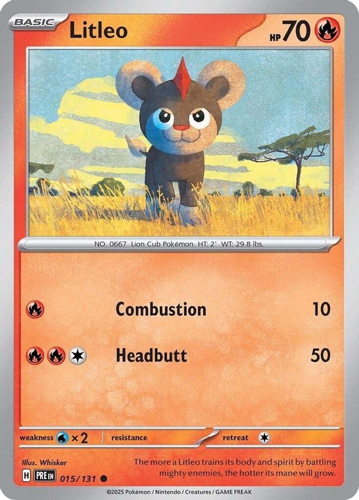 SV: Prismatic Evolutions (PRE) - Litleo (#015/131, Common) ()