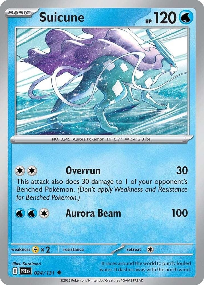 SV: Prismatic Evolutions (PRE) - Suicune (#024/131, Uncommon) ()