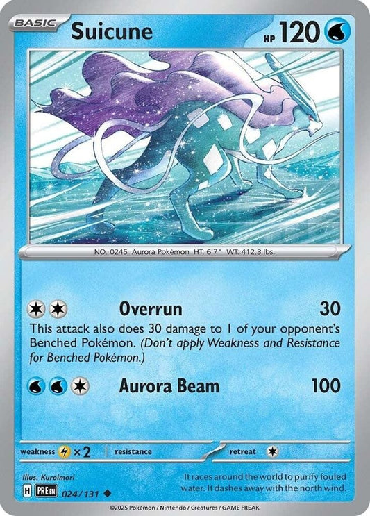 SV: Prismatic Evolutions (PRE) - Suicune (#024/131, Uncommon) ()