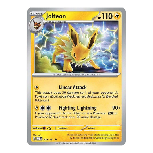 SV: Prismatic Evolutions (PRE) - Jolteon (#029/131) (Near Mint)