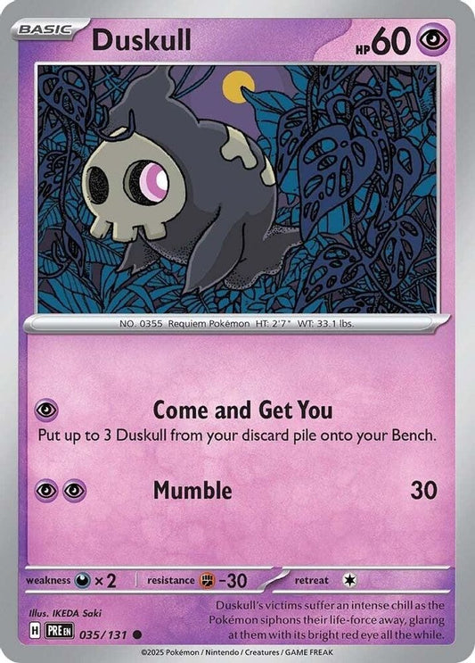 SV: Prismatic Evolutions (PRE) - Duskull (#035/131, Common) ()