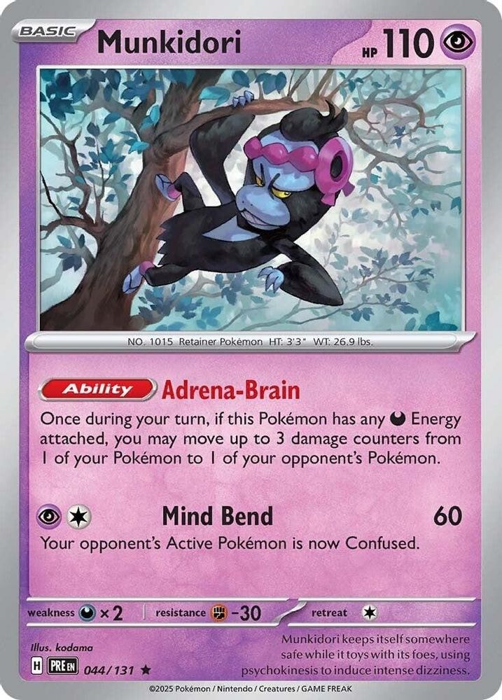 SV: Prismatic Evolutions (PRE) - Munkidori (#044/131, Rare) ()