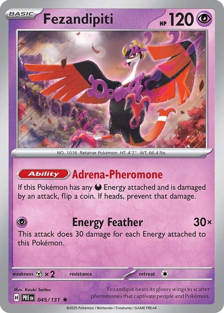 SV: Prismatic Evolutions (PRE) - Fezandipiti (#045/131, Rare) ()