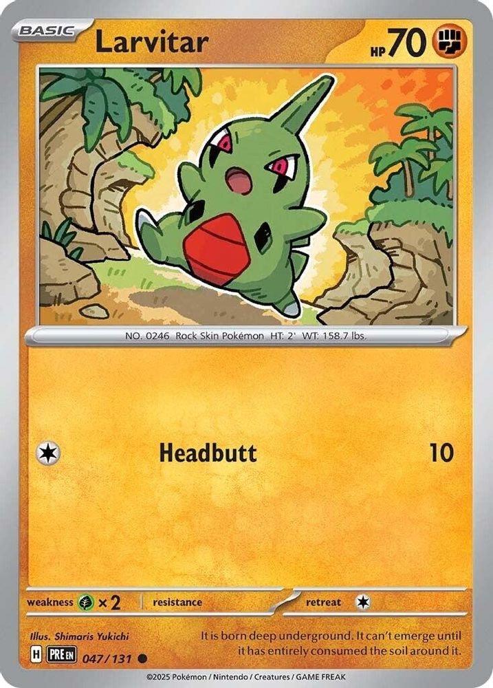 SV: Prismatic Evolutions (PRE) - Larvitar (#047/131, Common) ()