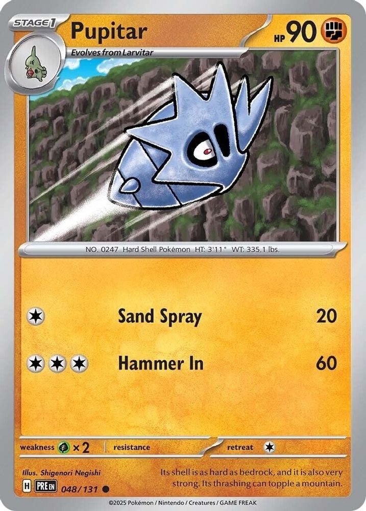 SV: Prismatic Evolutions (PRE) - Pupitar (#048/131, Common) ()