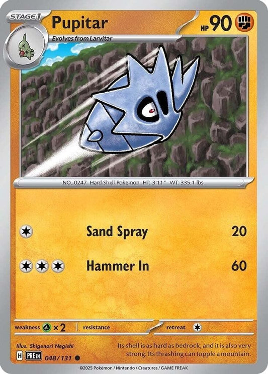 SV: Prismatic Evolutions (PRE) - Pupitar (#048/131, Common) ()