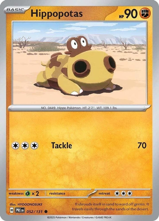 SV: Prismatic Evolutions (PRE) - Hippopotas (#052/131, Common) ()