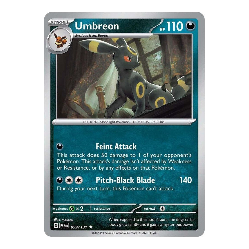 SV: Prismatic Evolutions (PRE) - Umbreon (#059/131) (Near Mint)