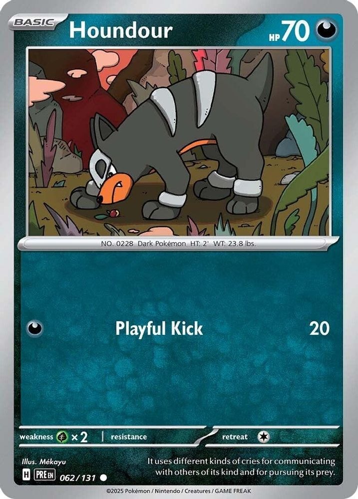 SV: Prismatic Evolutions (PRE) - Houndour (#062/131, Common) ()