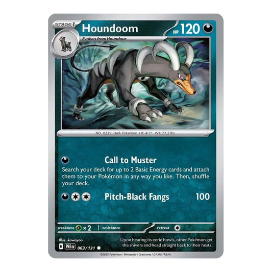SV: Prismatic Evolutions (PRE) - Houndoom (#063/131) (Near Mint)
