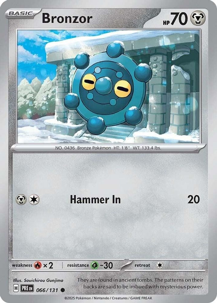 SV: Prismatic Evolutions (PRE) - Bronzor (#066/131, Common) ()