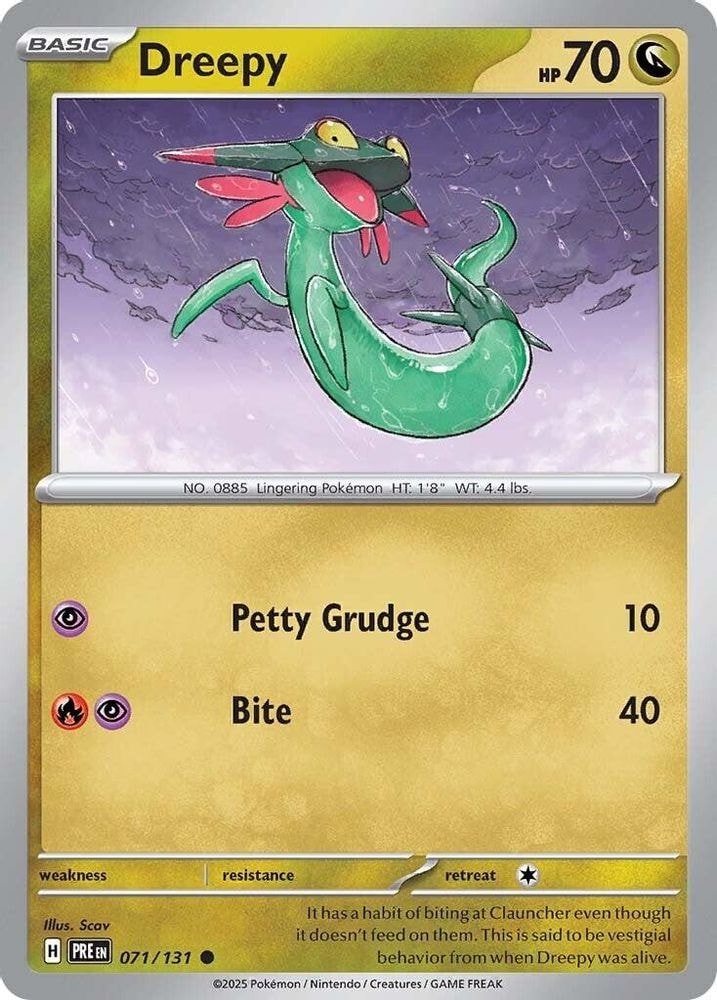 SV: Prismatic Evolutions (PRE) - Dreepy (#071/131, Common) ()