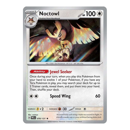 SV: Prismatic Evolutions (PRE) - Noctowl (#078/131) (Near Mint)