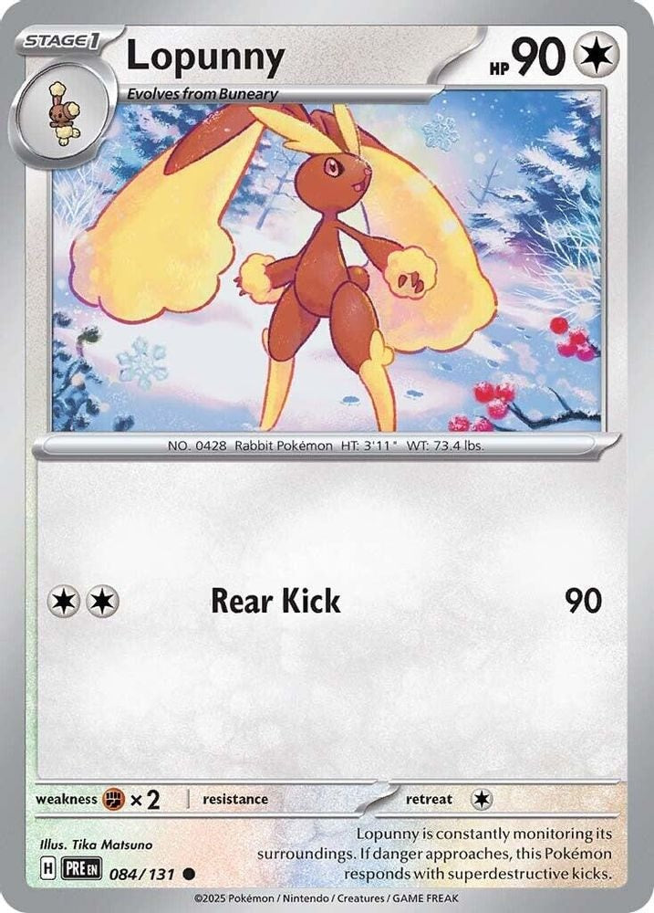 SV: Prismatic Evolutions (PRE) - Lopunny (#084/131, Common) ()