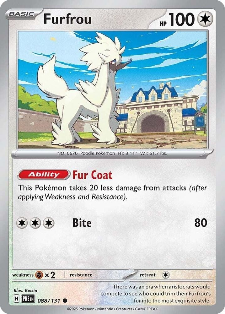 SV: Prismatic Evolutions (PRE) - Furfrou (#088/131, Common) ()