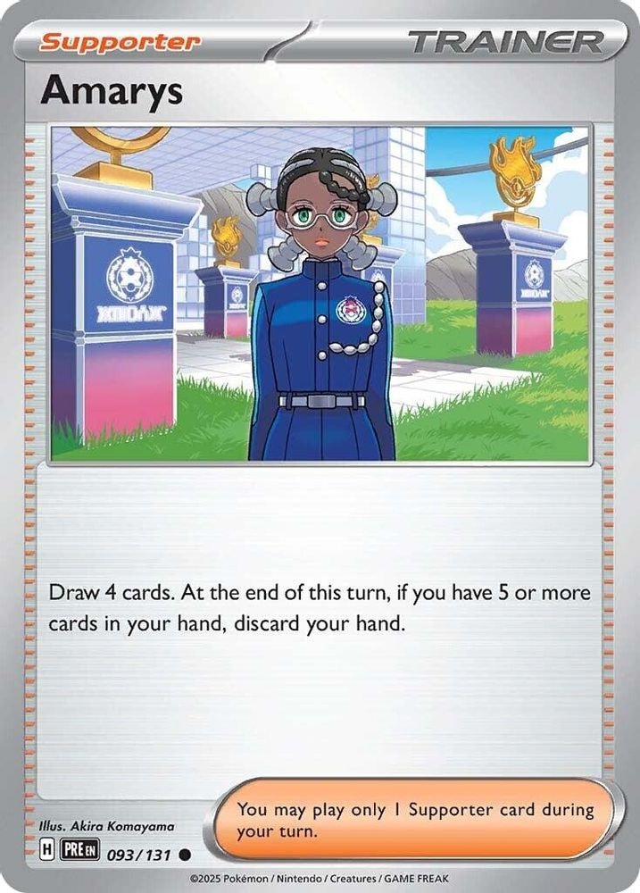 SV: Prismatic Evolutions (PRE) - Amarys - 093/131 (#093/131, Common) ()