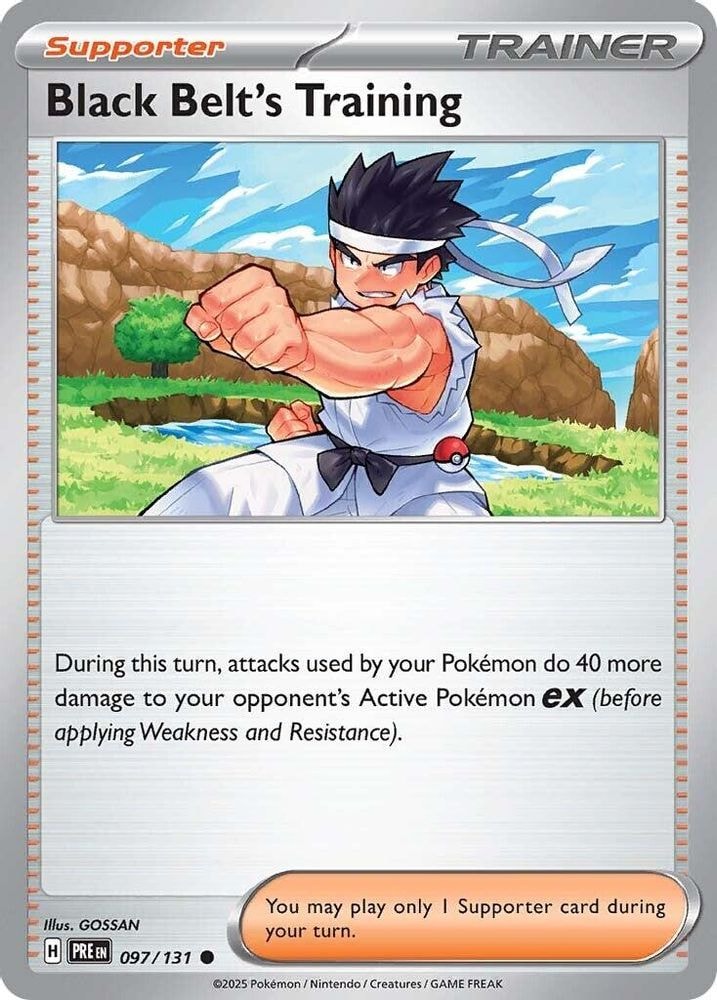 SV: Prismatic Evolutions (PRE) - Black Belt's Training - 097/131 (#097/131, Common) ()