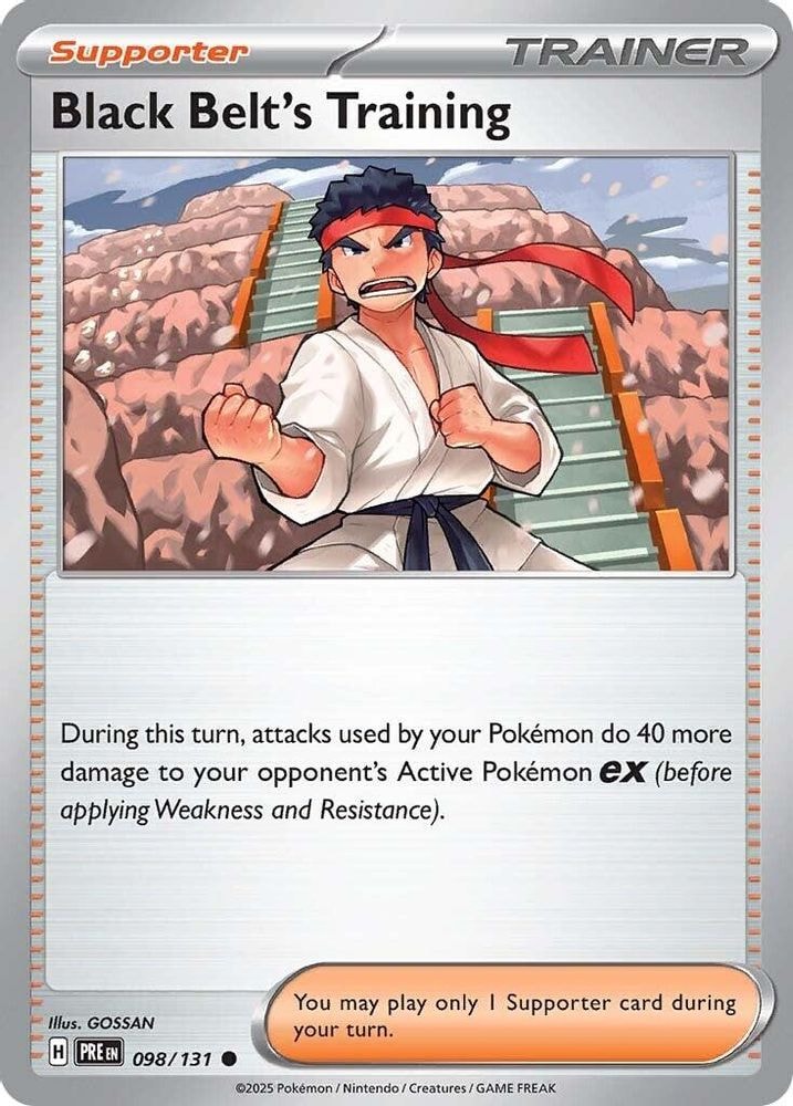 SV: Prismatic Evolutions (PRE) - Black Belt's Training - 098/131 (#098/131, Common) ()