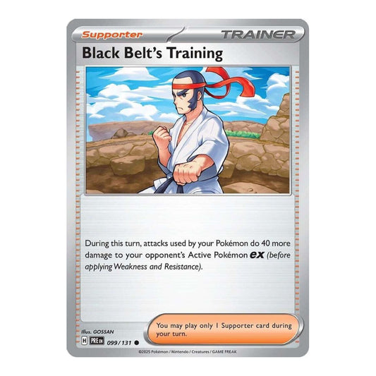 SV: Prismatic Evolutions (PRE) - Black Belts Training 099 131 (#099/131) (Near Mint)