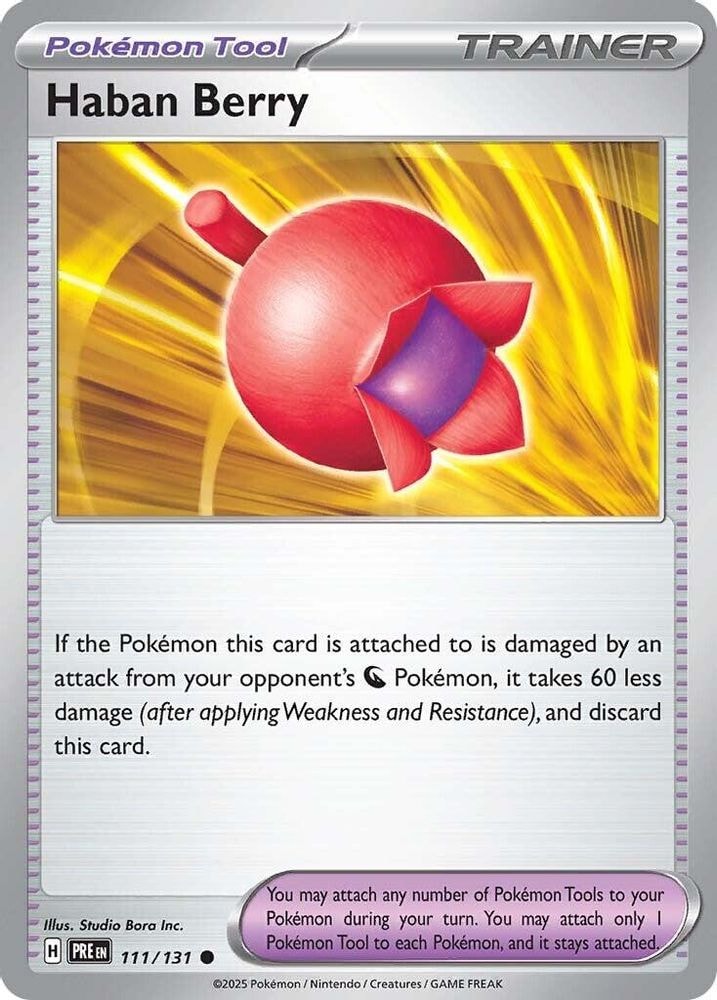 SV: Prismatic Evolutions (PRE) - Haban Berry (#111/131, Common) ()