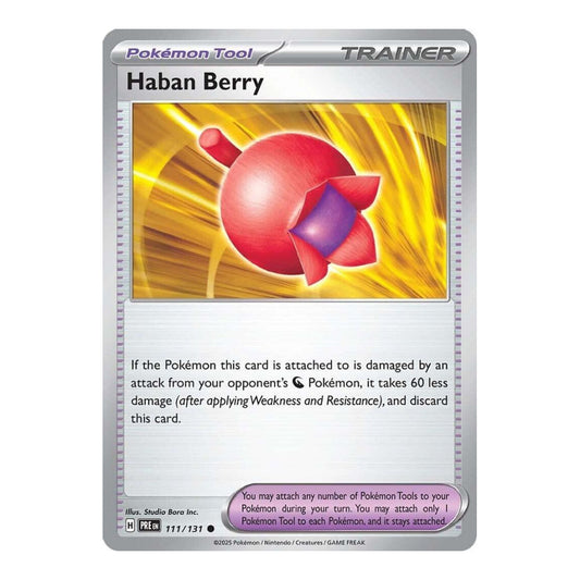 SV: Prismatic Evolutions (PRE) - Haban Berry (#111/131) (Near Mint)