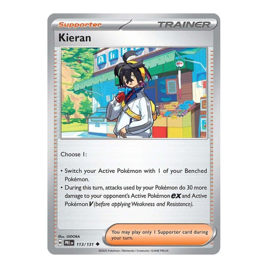SV: Prismatic Evolutions (PRE) - Kieran 113 131 (#113/131) (Near Mint)