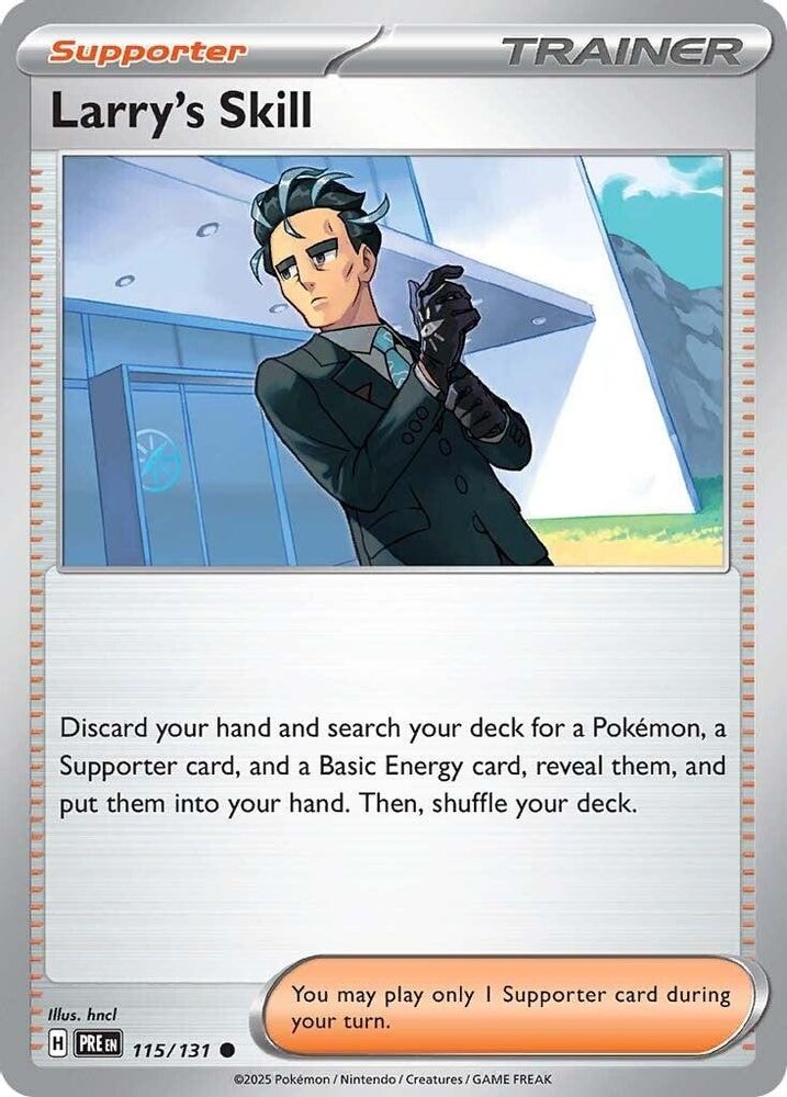 SV: Prismatic Evolutions (PRE) - Larry's Skill - 115/131 (#115/131, Common) ()