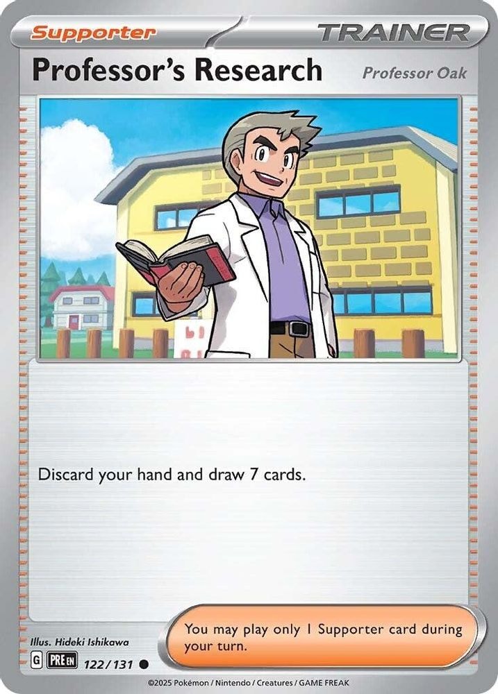 SV: Prismatic Evolutions (PRE) - Professor's Research [Professor Oak] (#122/131, Common) ()