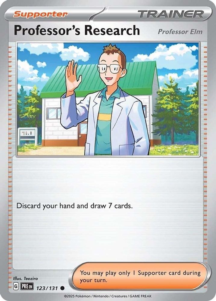 SV: Prismatic Evolutions (PRE) - Professor's Research [Professor Elm] (#123/131, Common) ()