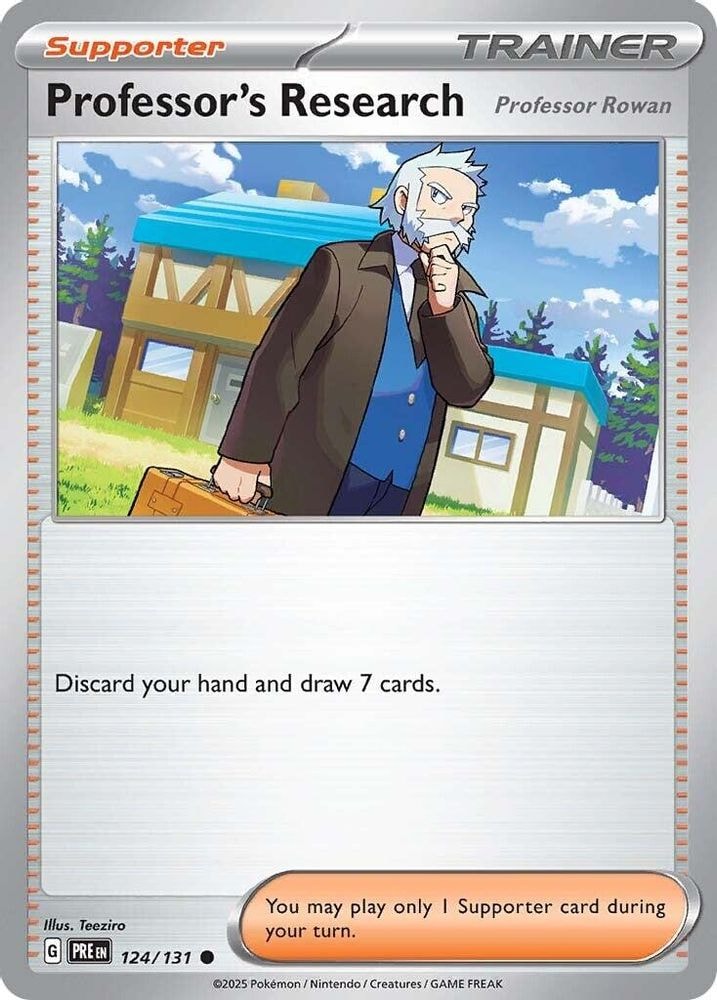 SV: Prismatic Evolutions (PRE) - Professor's Research [Professor Rowan] (#124/131, Common) ()