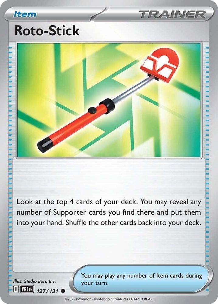 SV: Prismatic Evolutions (PRE) - Roto-Stick (#127/131, Common) ()