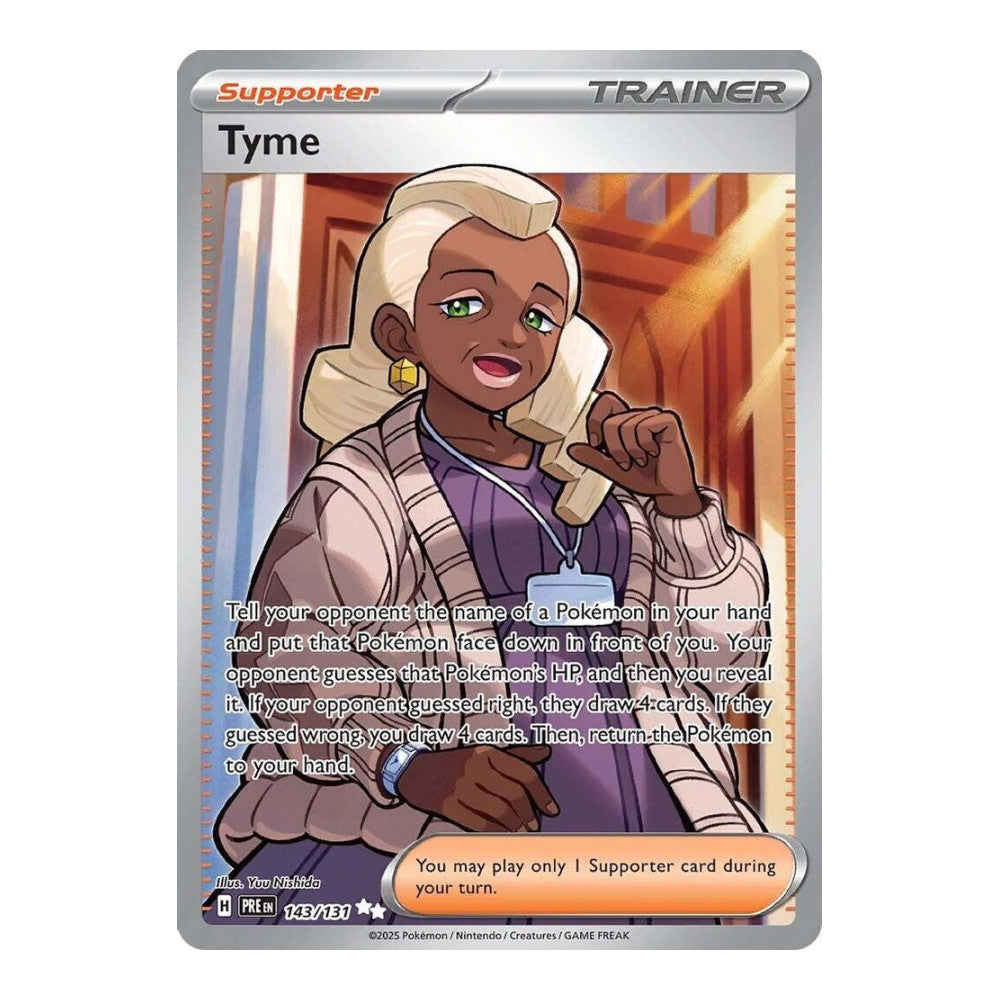 SV: Prismatic Evolutions (PRE) - Tyme (#143/131) (Near Mint)