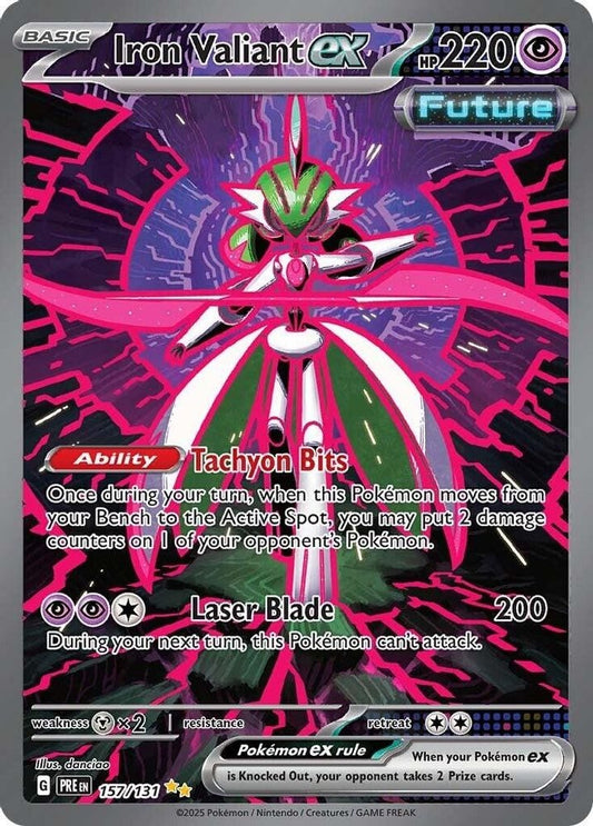 SV: Prismatic Evolutions (PRE) - Iron Valiant ex (#157/131, Special Illustration Rare) ()