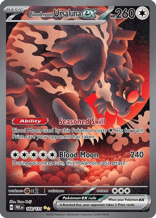 SV: Prismatic Evolutions (PRE) - Bloodmoon Ursaluna ex (#168/131, Special Illustration Rare) ()