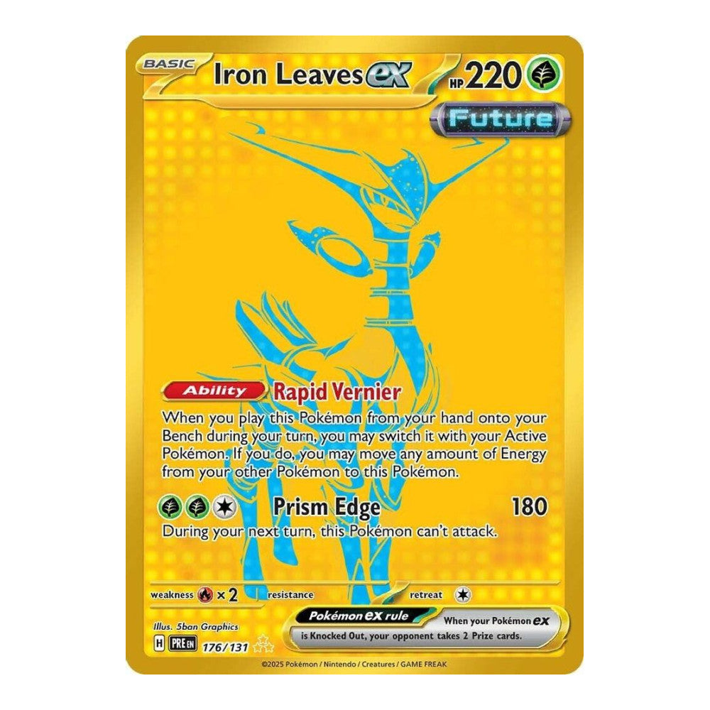 SV: Prismatic Evolutions (PRE) - Iron Leaves ex (#176/131) (Near Mint)