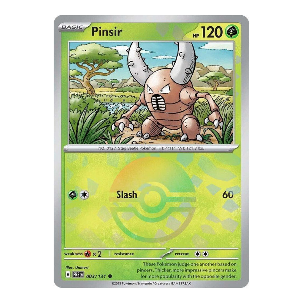 SV: Prismatic Evolutions (PRE) - Pinsir (Poke Ball Pattern) (#003/131) (Near Mint)