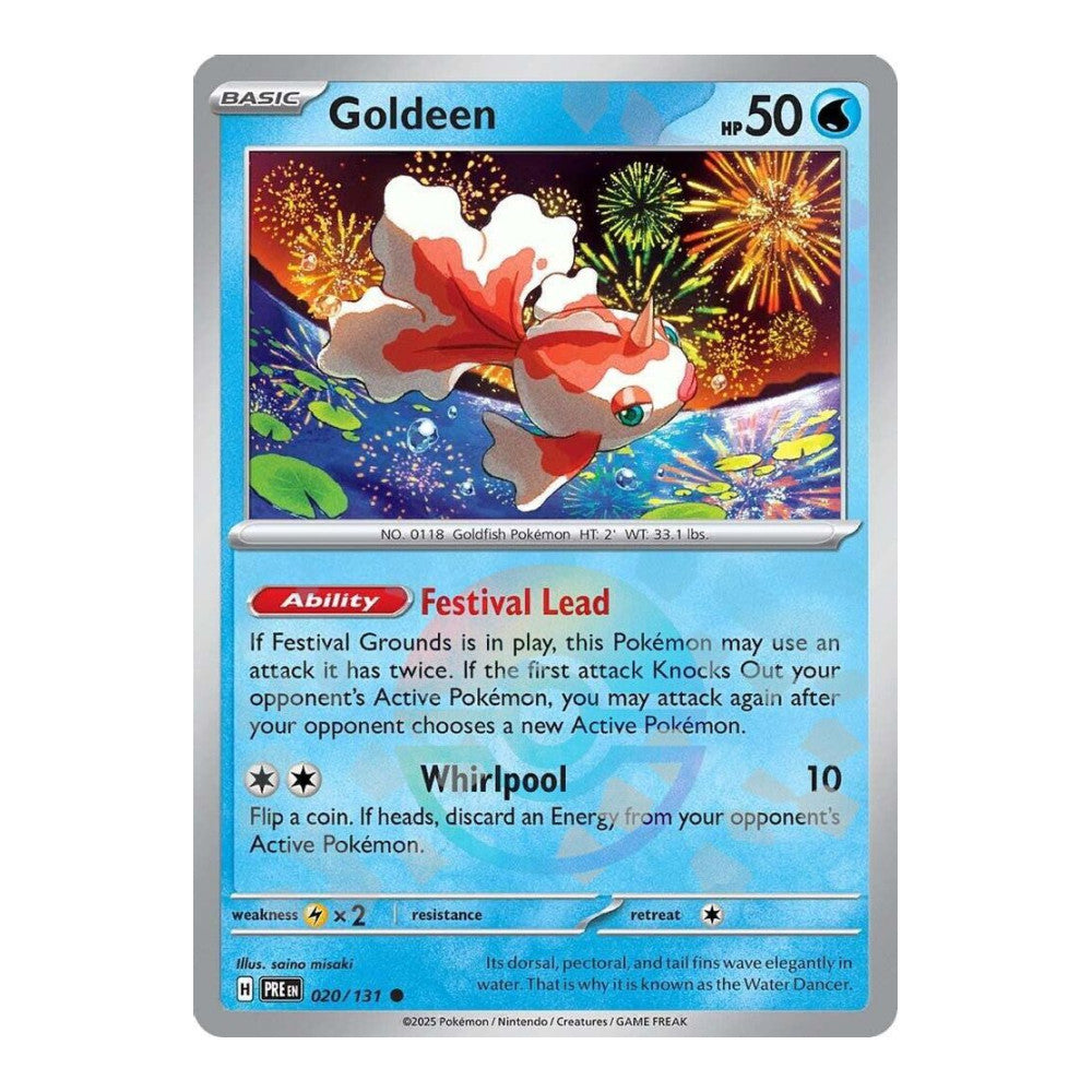 SV: Prismatic Evolutions (PRE) - Goldeen (Poke Ball Pattern) (#020/131) (Near Mint)