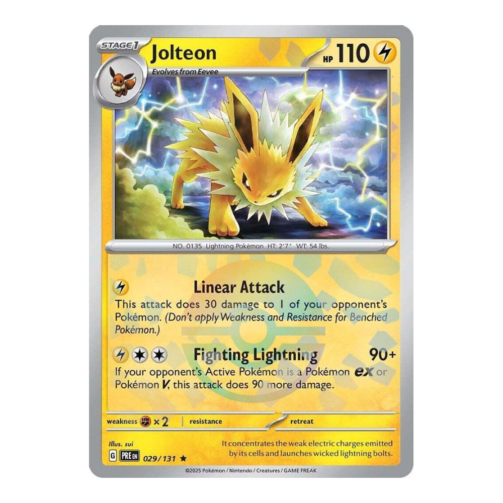 SV: Prismatic Evolutions (PRE) - Jolteon (Poke Ball Pattern) (#029/131) (Near Mint)