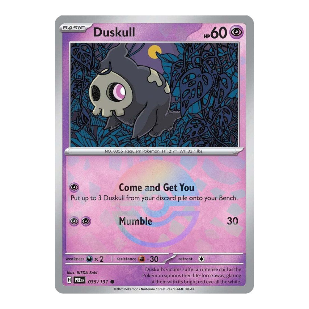 SV: Prismatic Evolutions (PRE) - Duskull (Poke Ball Pattern) (#035/131) (Near Mint)