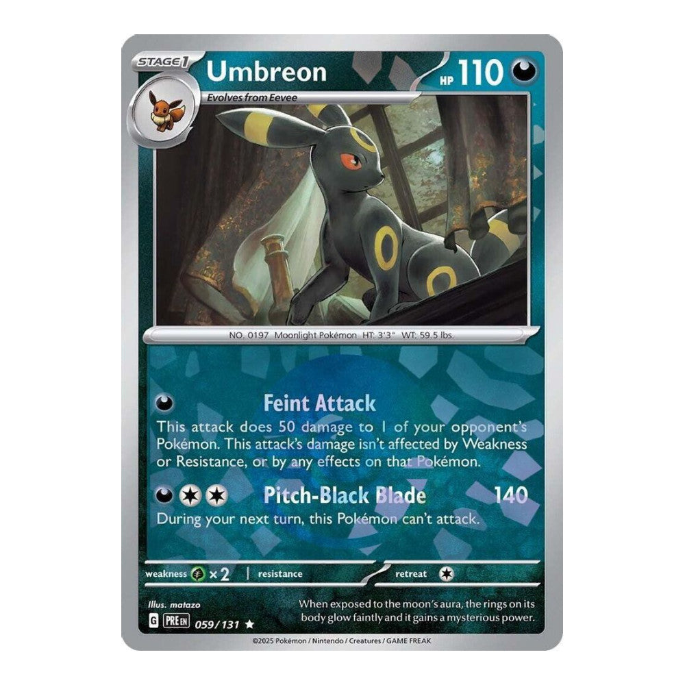 SV: Prismatic Evolutions (PRE) - Umbreon (Poke Ball Pattern) (#059/131) (Near Mint)