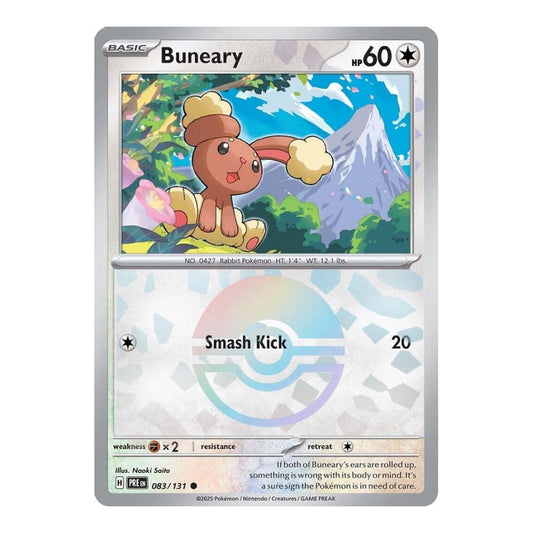 SV: Prismatic Evolutions (PRE) - Buneary Poke Ball Pattern (#083/131) (Near Mint)